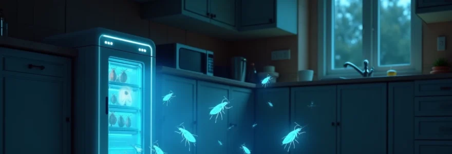 premiers signes d'une invasion de cafards